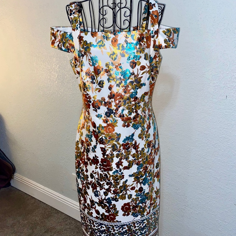 Stunning metallic Thalia dress